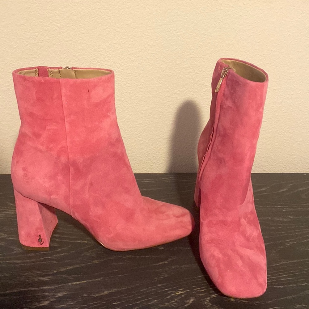 Sam Edelman Codie Ankle Bootie- Hot pink